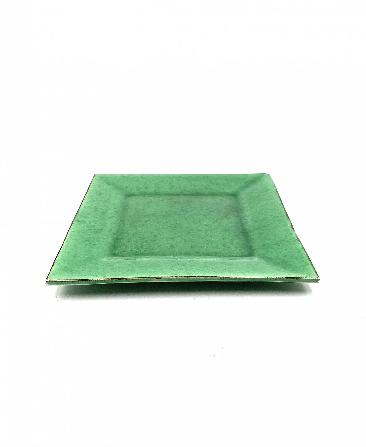 Vide poche in green glazed ceramic, 1960s 9