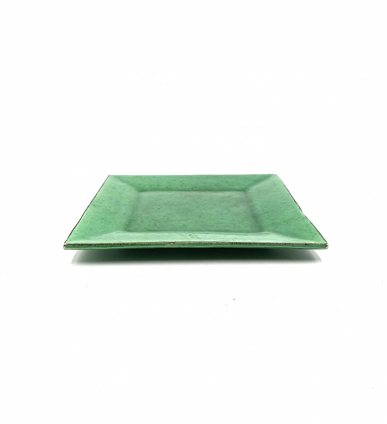 Vide poche in green glazed ceramic, 1960s 10
