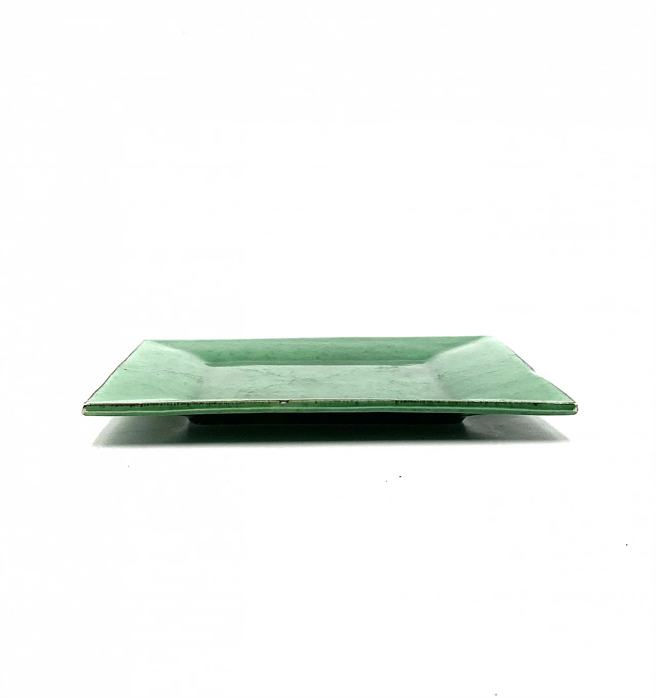Vide poche in green glazed ceramic, 1960s 11