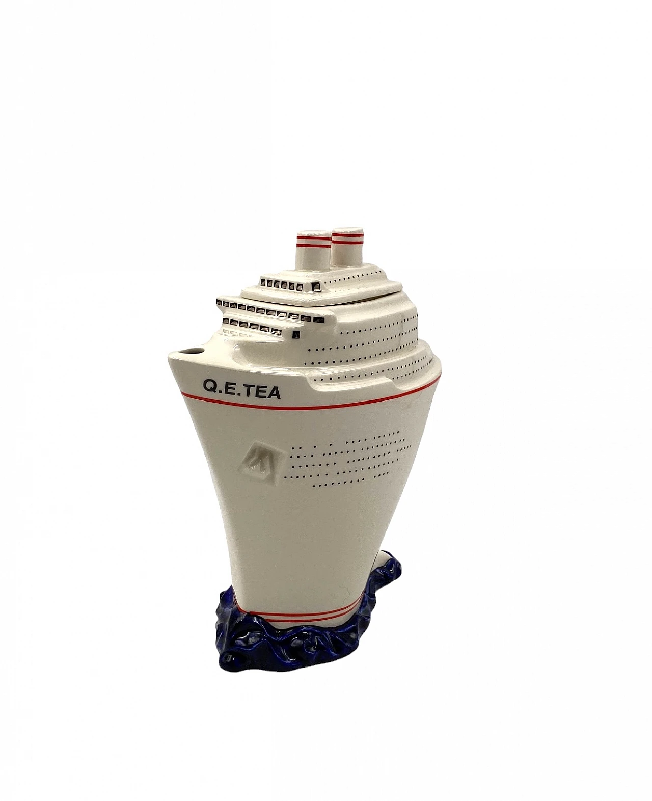 Queen Elizabeth II cruise ship teapot by Paul Cardew 13