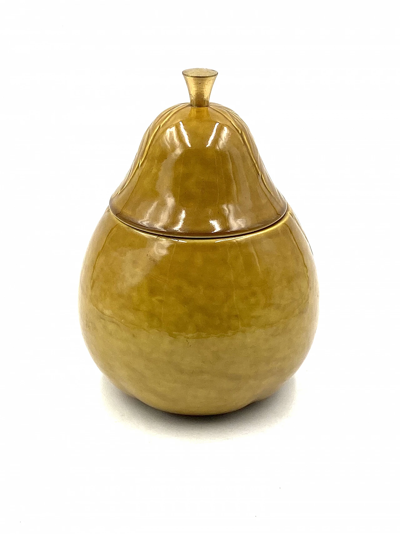 Pear-shaped ceramic ice bucket, 1960s 1