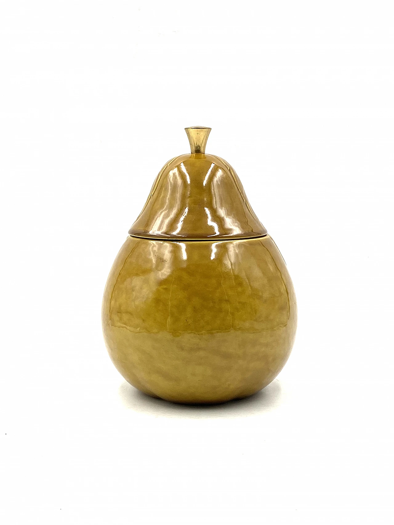 Pear-shaped ceramic ice bucket, 1960s 6