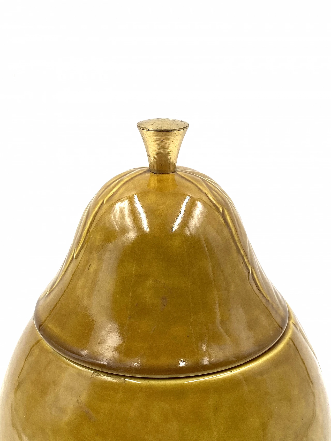 Pear-shaped ceramic ice bucket, 1960s 7