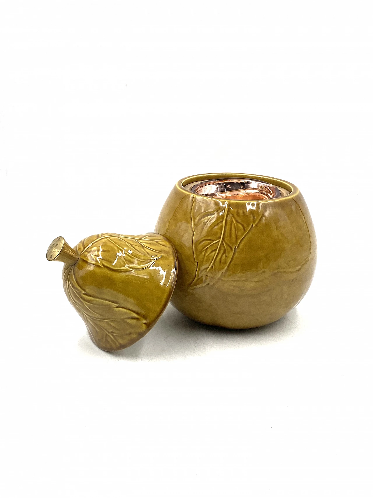 Pear-shaped ceramic ice bucket, 1960s 11