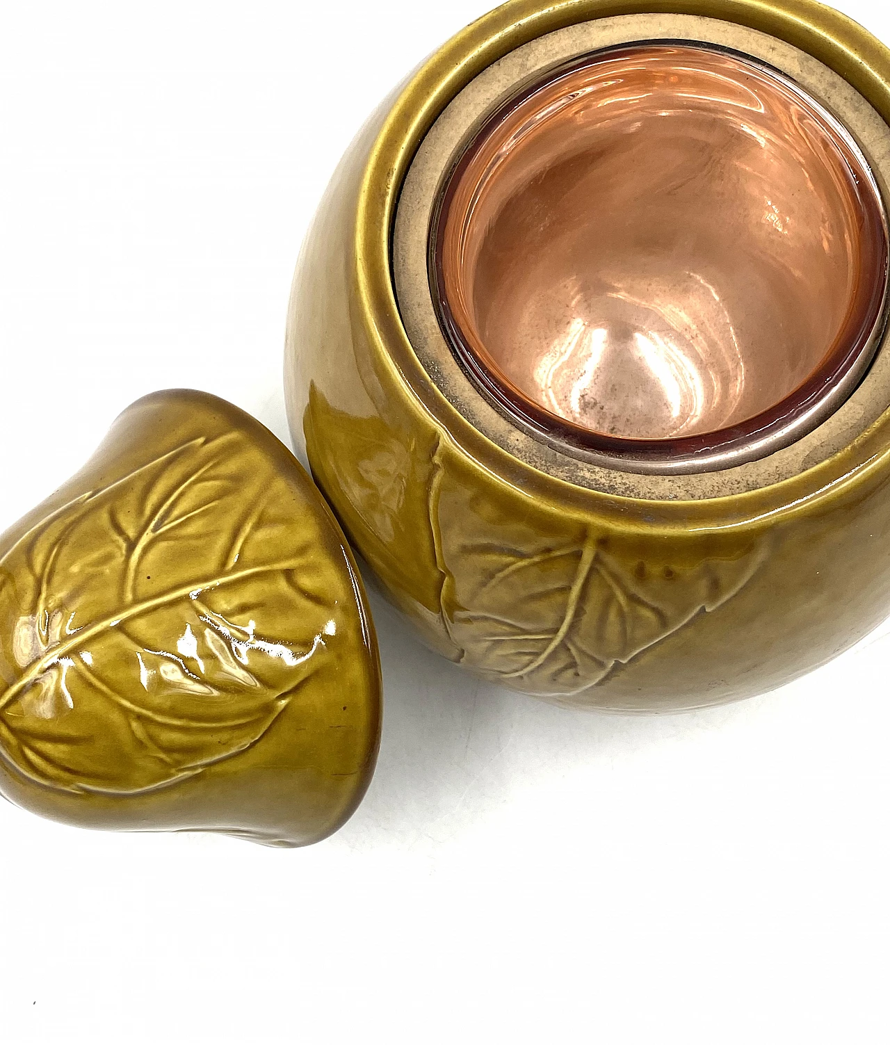 Pear-shaped ceramic ice bucket, 1960s 13