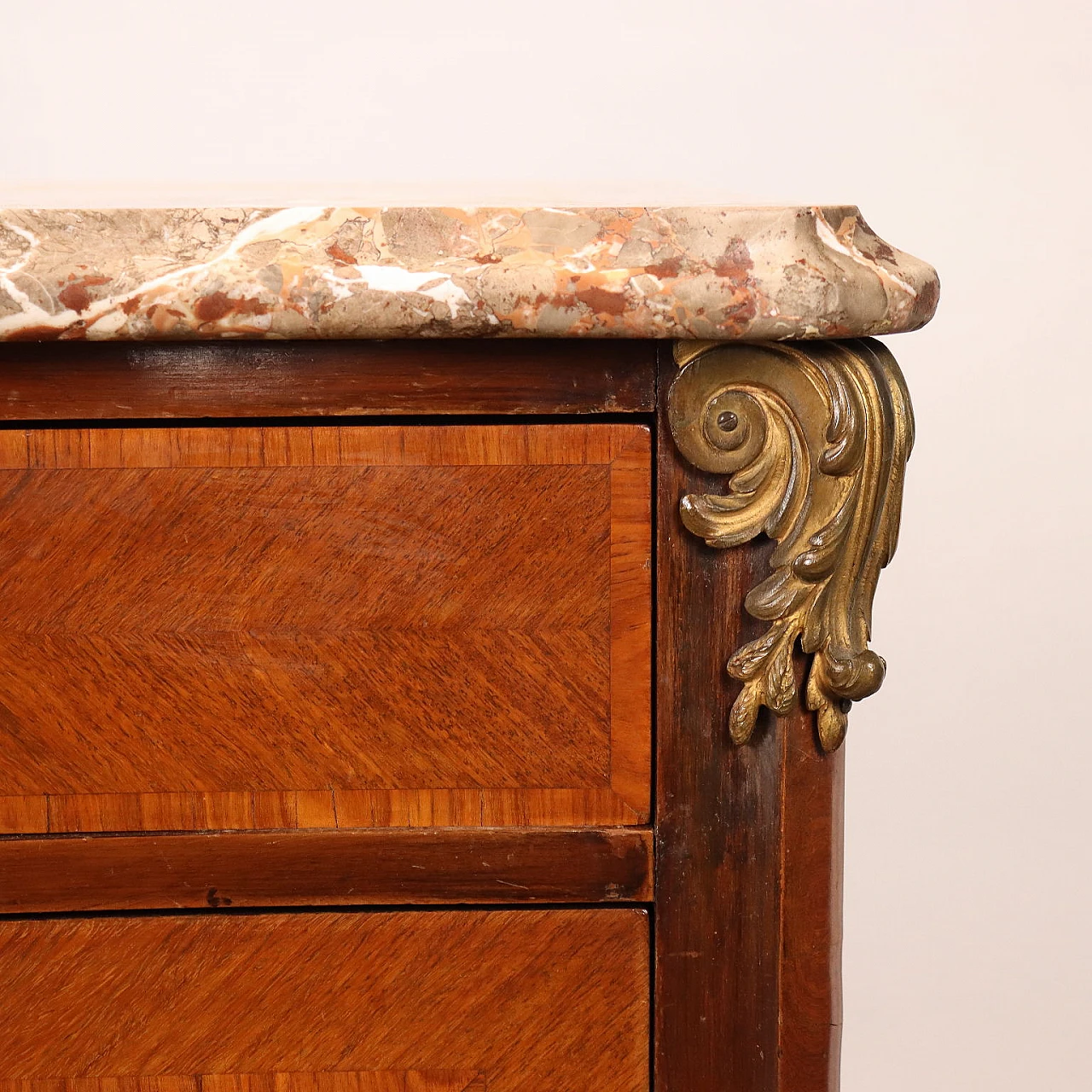 Mahogany & marble dresser with mirror by Grazioli & Gaudenzi 3