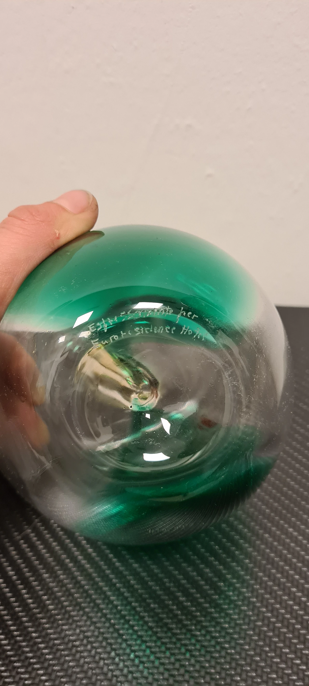 Pair Murano glass apples by Carlo Moretti, 1980s 12