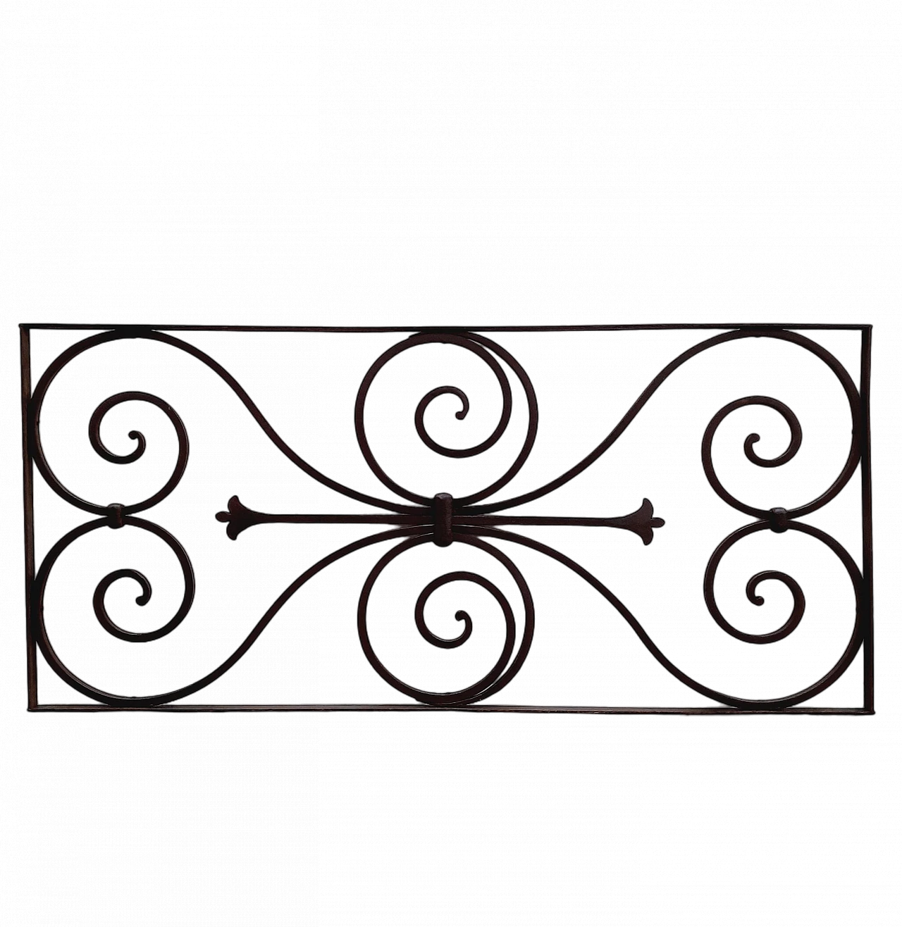 Wrought iron panel, early 20th century 8