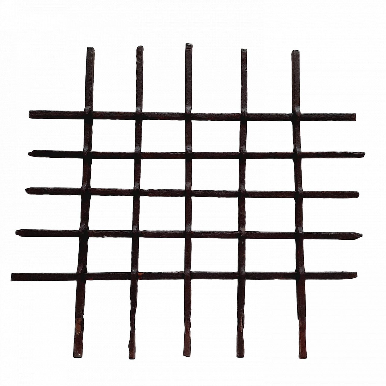 Wrought iron grating, 19th century 4