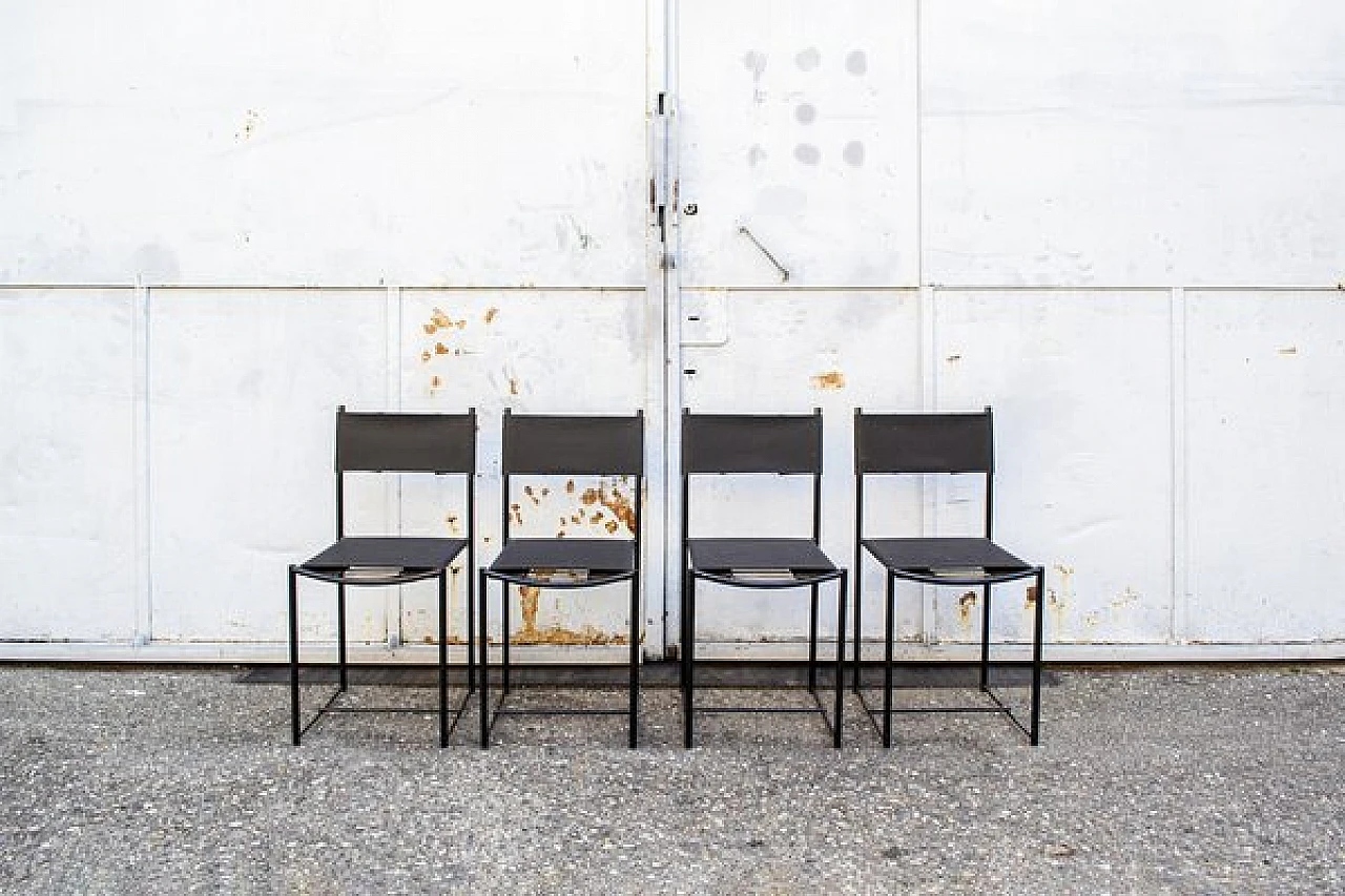 4 Spaghetti chairs by Giandomenico Belotti for Alias, 1979 1