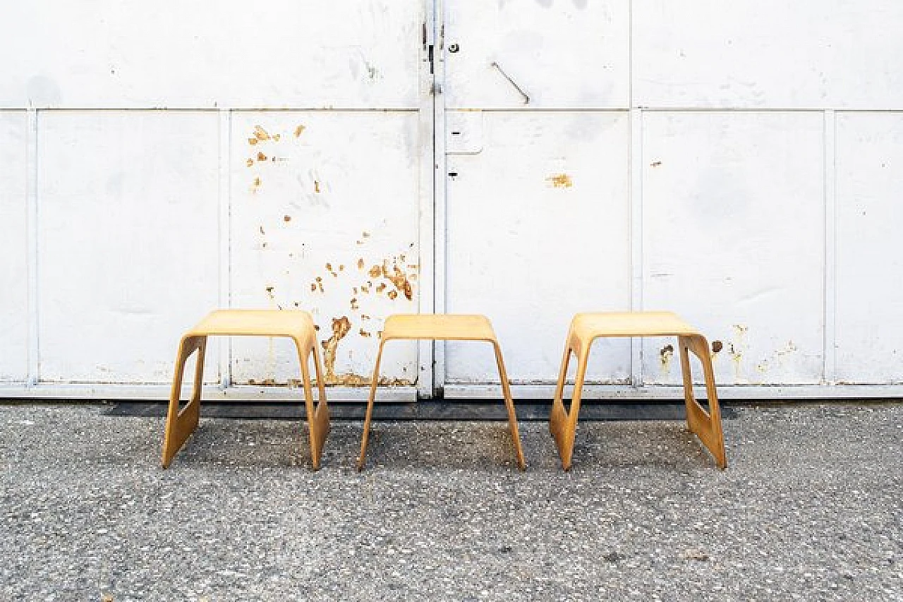 Sgabello in legno di Lisa Norinder per Ikea, anni '90 2