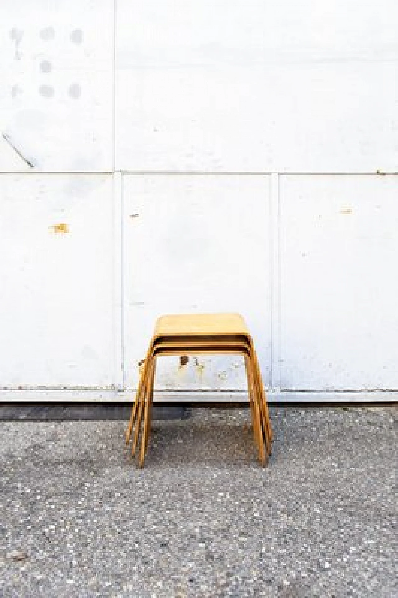 Sgabello in legno di Lisa Norinder per Ikea, anni '90 4