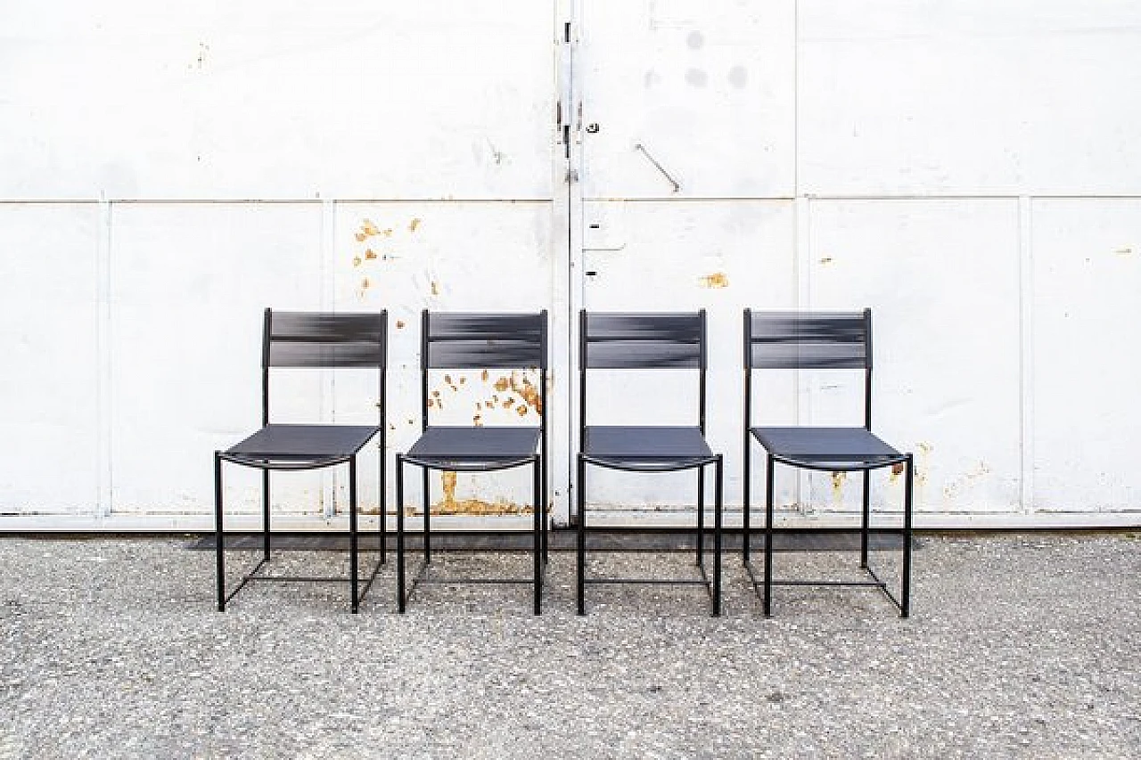 4 Spaghetti chairs by G. Belotti for Alias, 1979 1