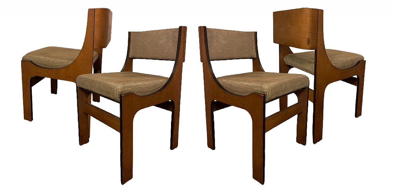 4 Chairs 273 by Asnaghi Meda, 1966 1