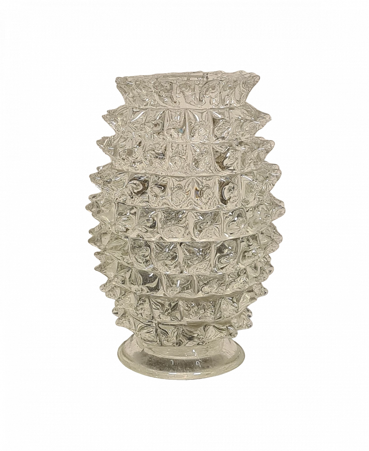 Vaso in vetro di Murano rostrato di Barovier e Toso, anni '40 23