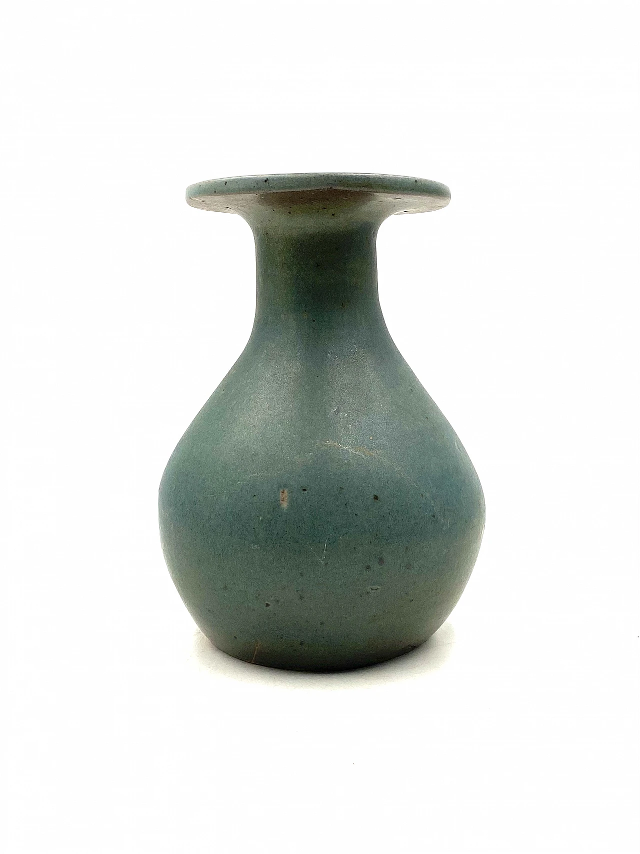 Light blue ceramic vase, 1960s 14