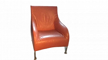Florence leather armchair by A. Citterio for B&B Italia, 2000s