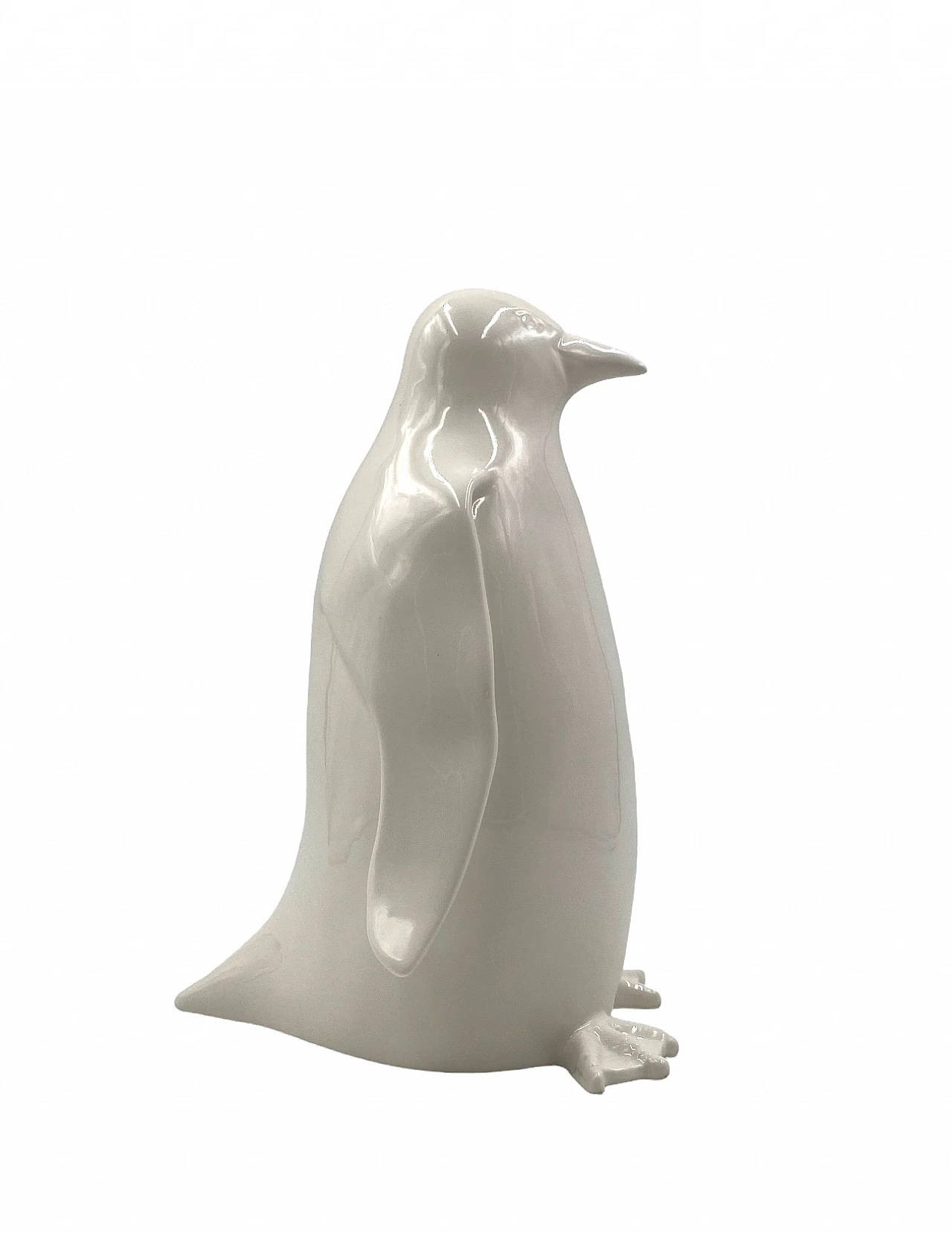 White ceramic penguin sculpture, 1980s 14