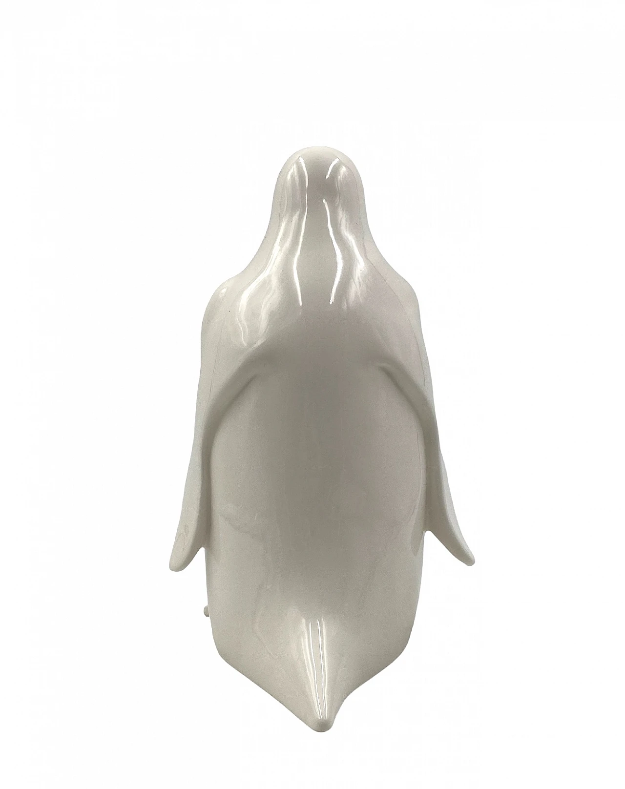 White ceramic penguin sculpture, 1980s 16