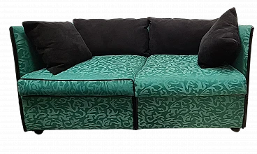 Landeau green 2-seater sofa by Mario Bellini for Cassina, 1980s