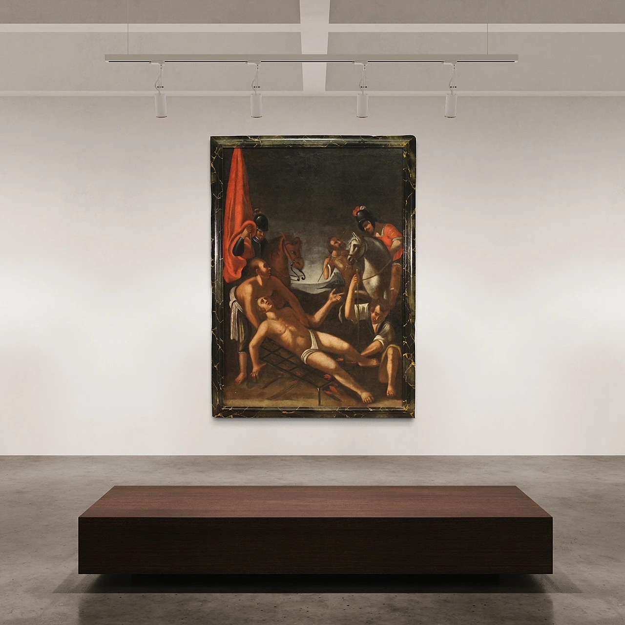 Martyrdom of Saint Lawrence, oil painting on canvas, 18th century 5