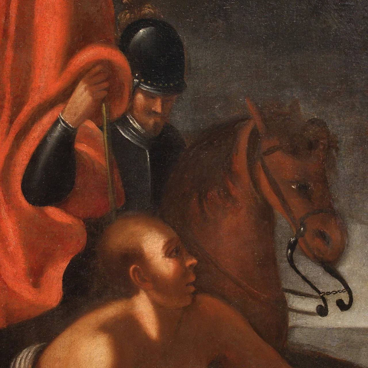 Martyrdom of Saint Lawrence, oil painting on canvas, 18th century 9