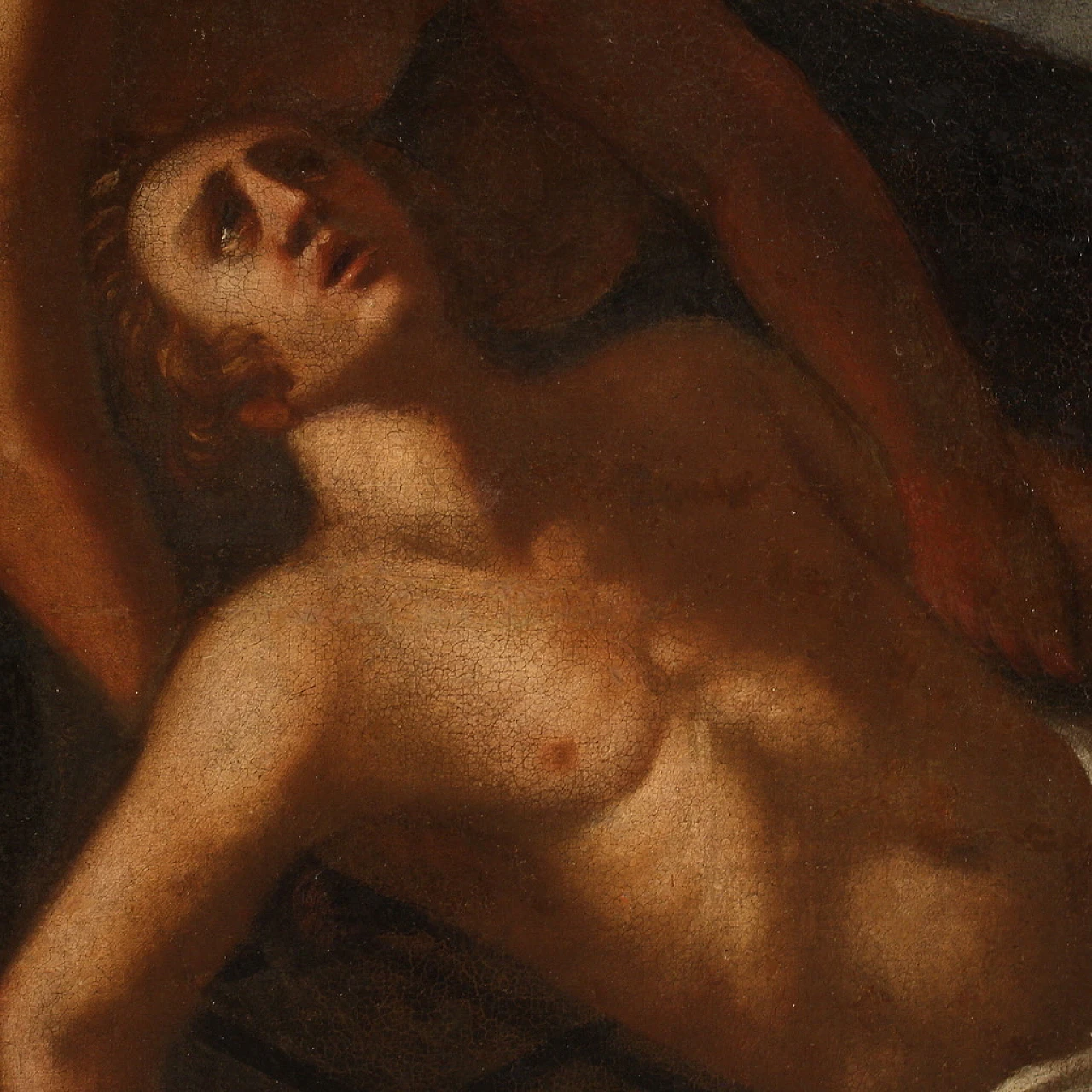 Martyrdom of Saint Lawrence, oil painting on canvas, 18th century 12