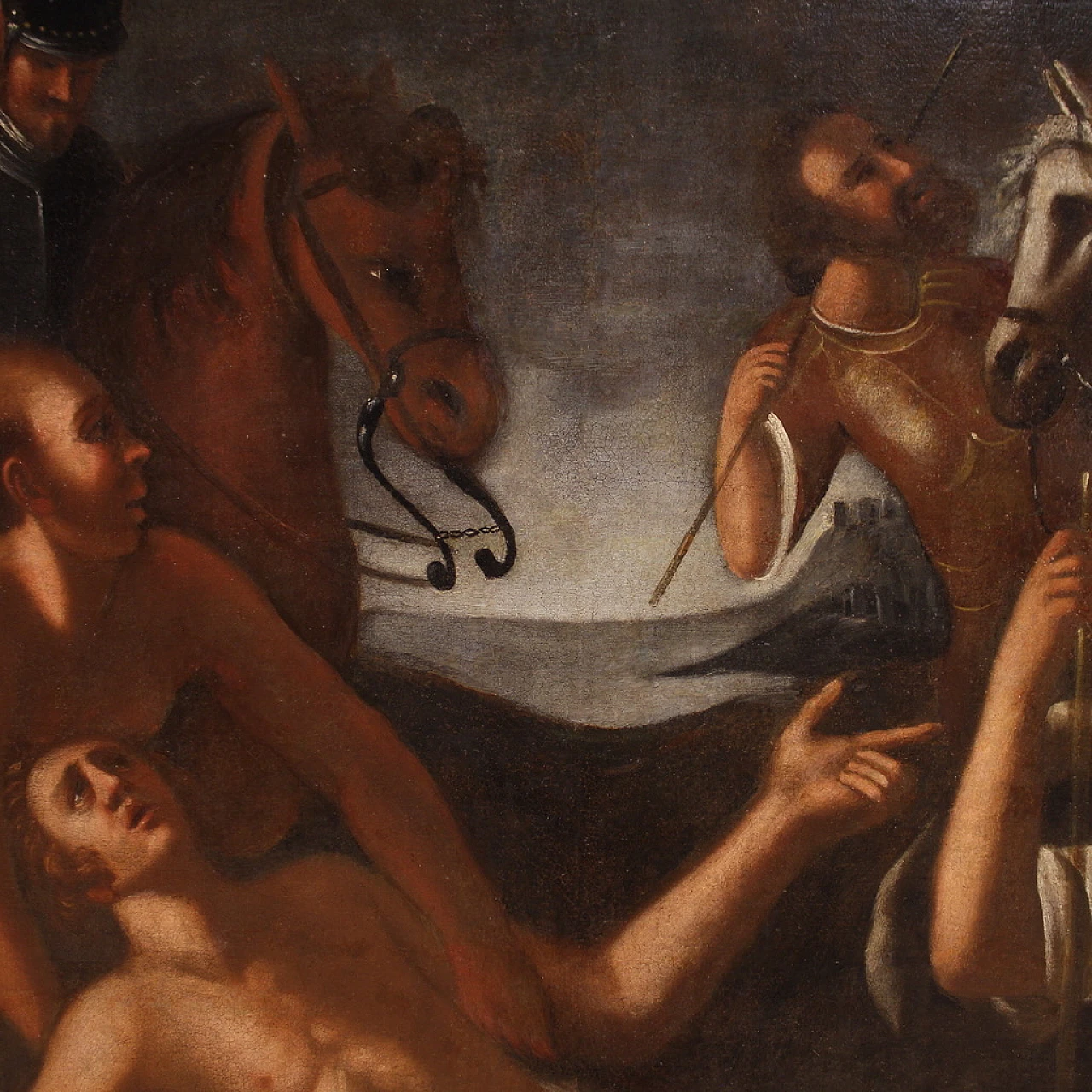 Martyrdom of Saint Lawrence, oil painting on canvas, 18th century 15