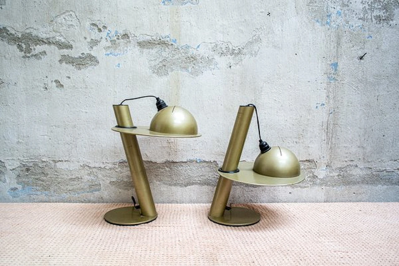 Pair of adjustable table lamps by Stilnovo, 1960s 2
