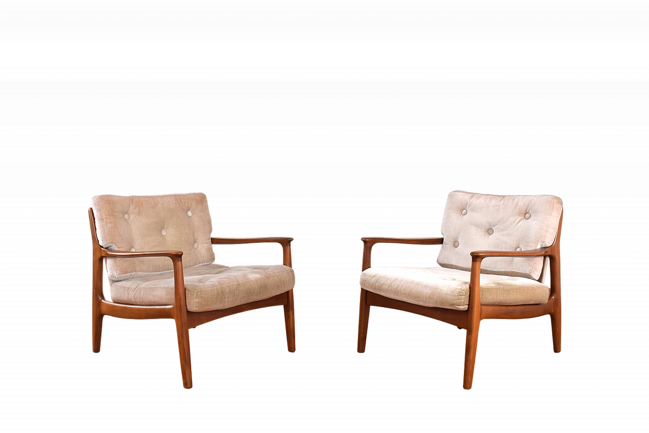 Pair of armchairs by Eugen Schmidt for Soloform, 1960s 17