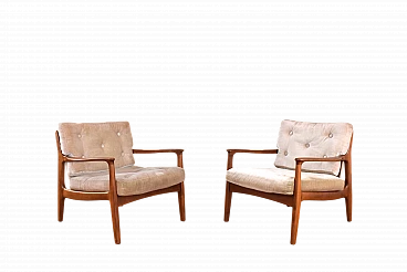 Pair of armchairs by Eugen Schmidt for Soloform, 1960s
