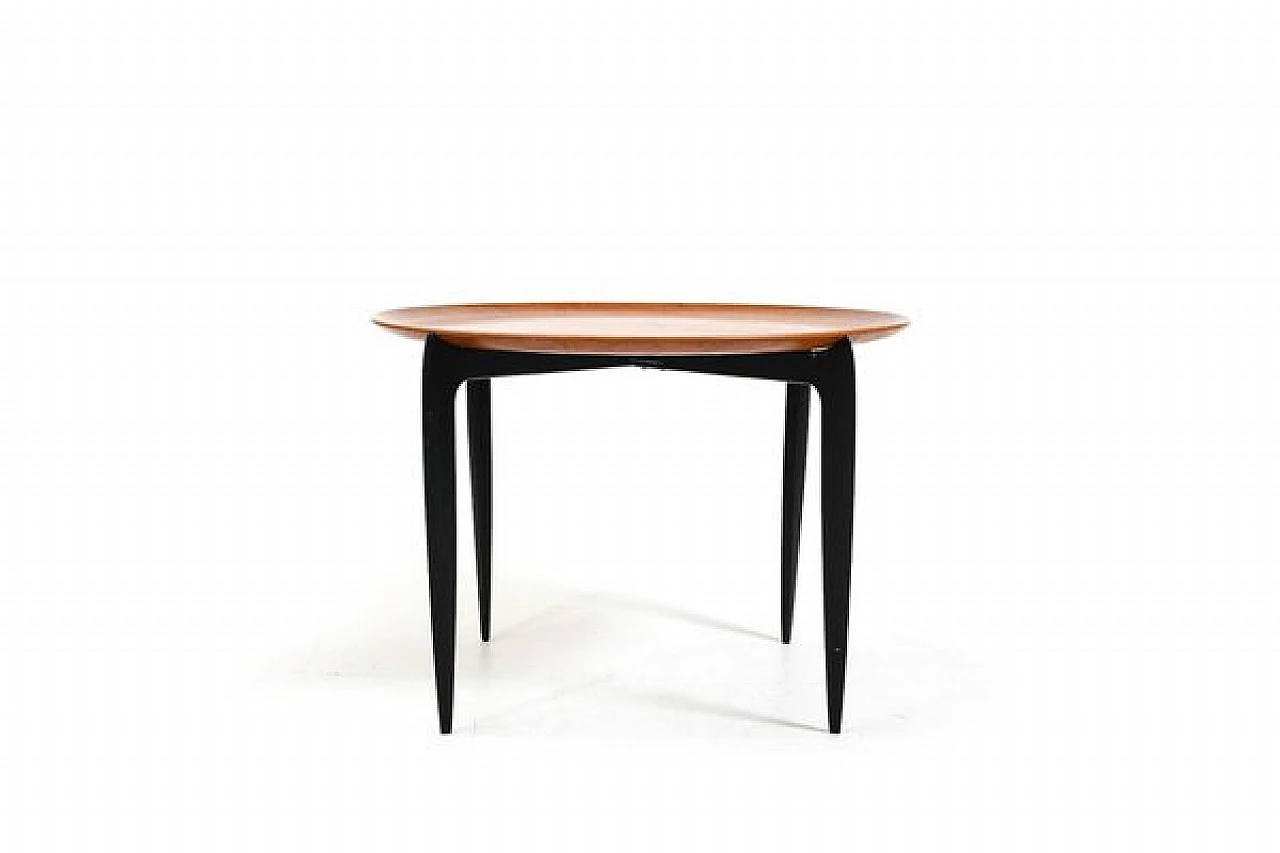 Tavolino Tray di Willumsen e Engholm per Fritz Hansen, anni '50 1