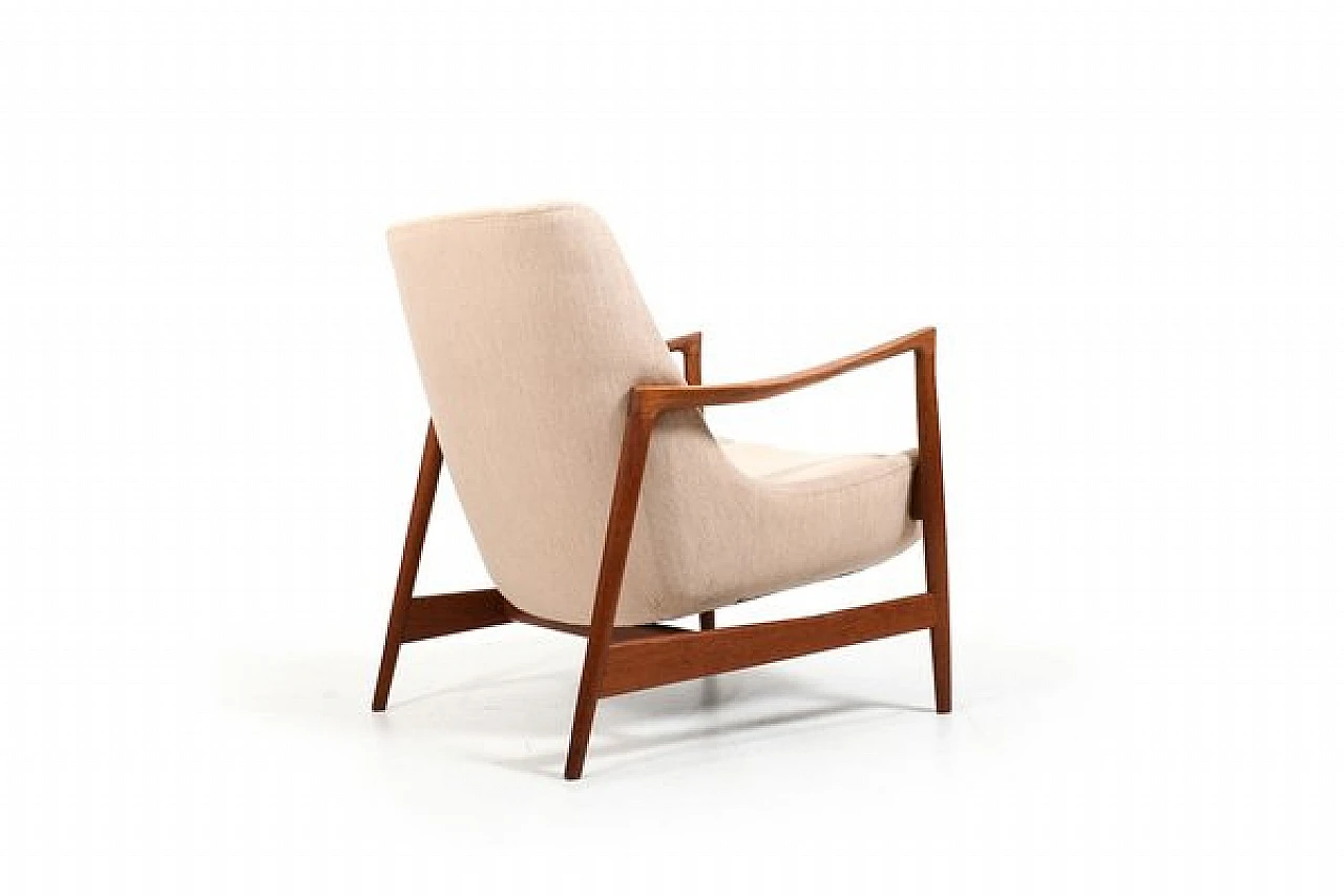 Poltrona 4346 in teak di Ib Kofod-Larsen per Fritz Hansen, anni '50 6