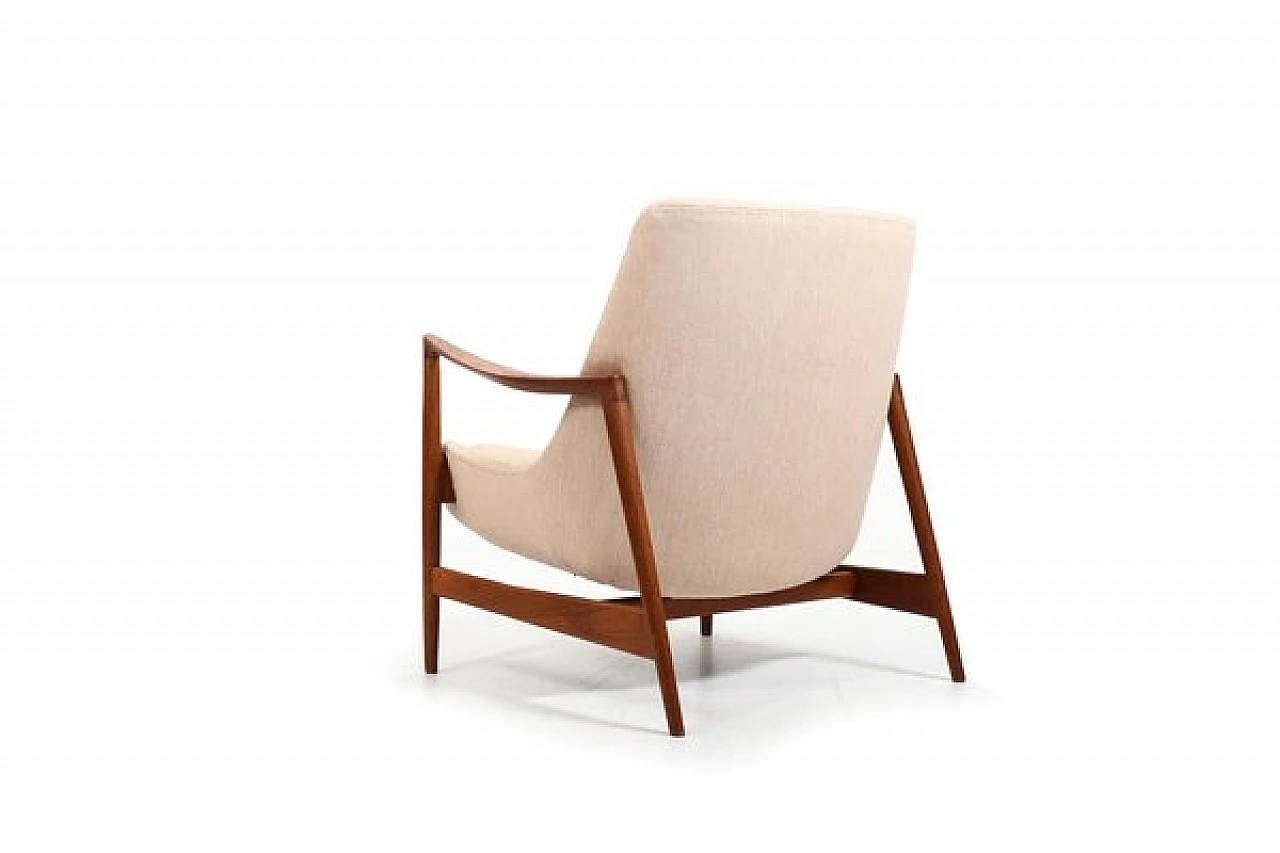 Armchair 4346 in teak by Ib Kofod-Larsen for Fritz Hansen, 1950s 7