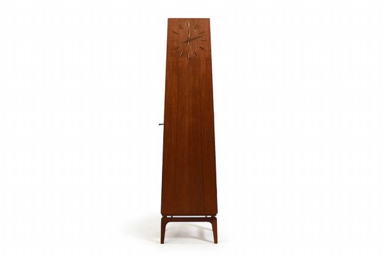 Teak pendulum clock by Arne Hovmand-Olsen, 1965 2