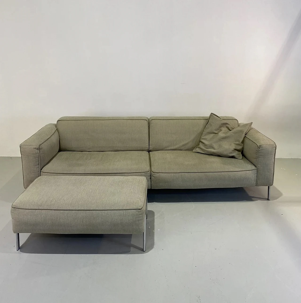 Bacio sofa and footstool by Cuno Frommherz for Rolf Benz 1
