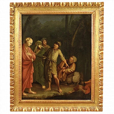 Diogene di Sinope, dipinto a olio su tela, '700
