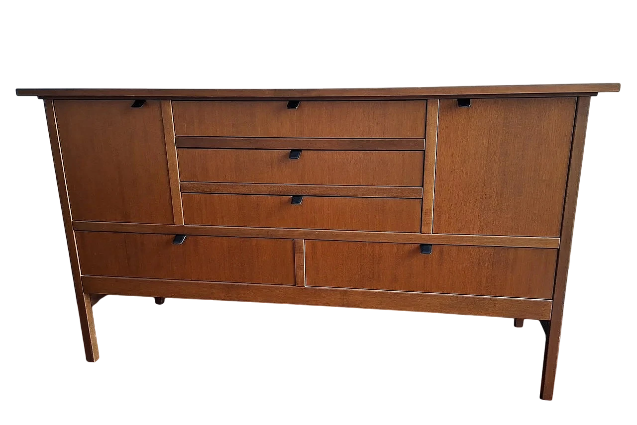 Credenza in noce Tanganika di Giorgetti, anni '90 17