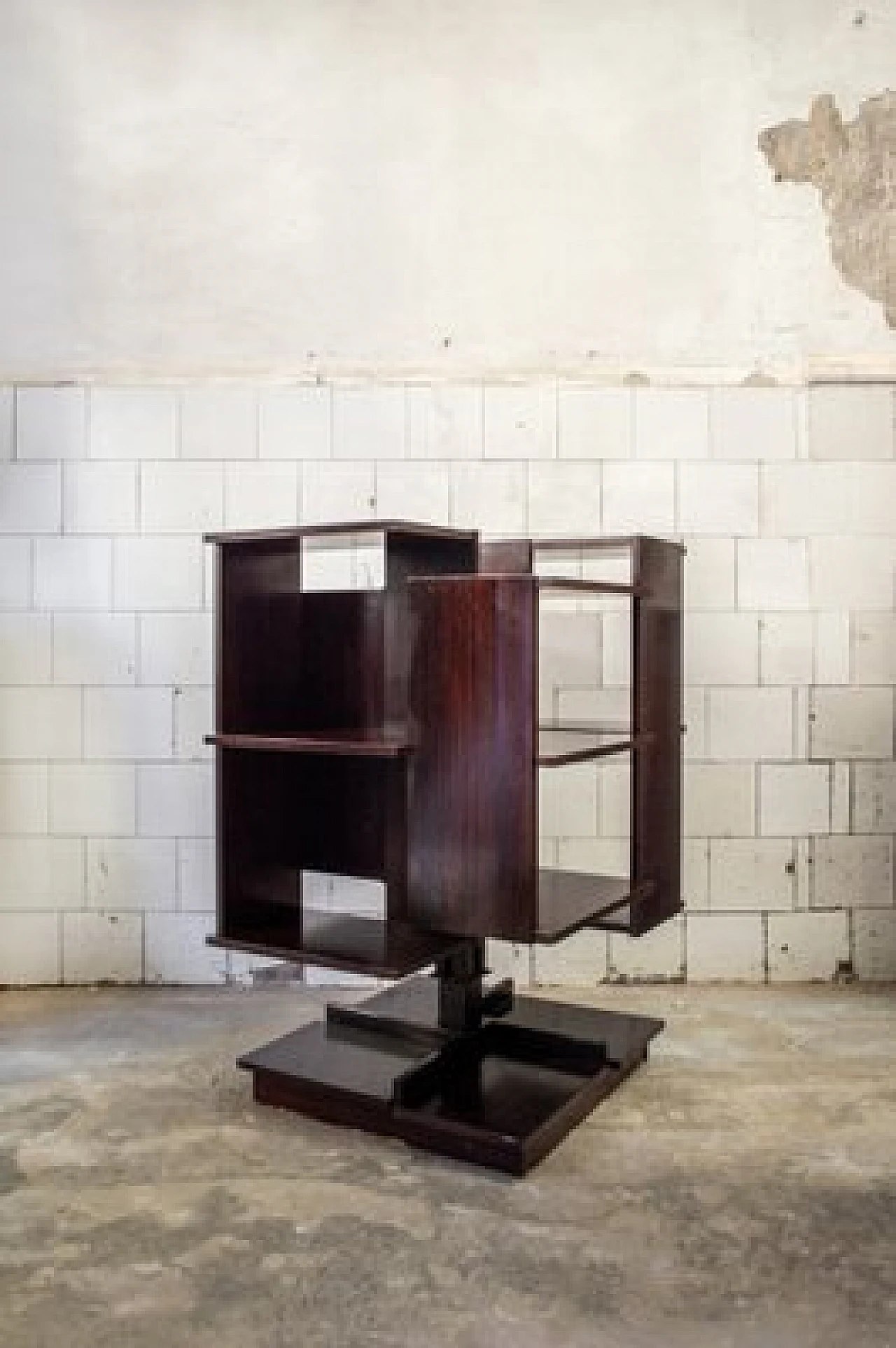 Swivel bookcase by Claudio Salocchi for Sormani, 1960s 1