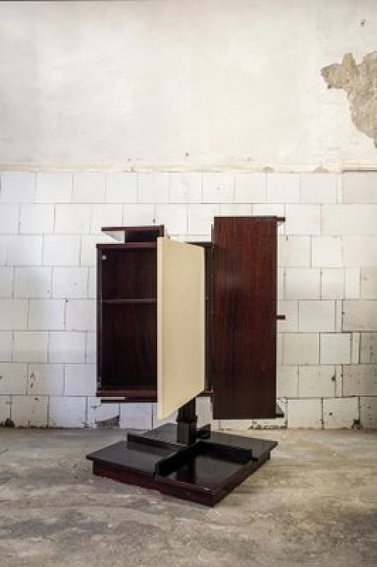 Swivel bookcase by Claudio Salocchi for Sormani, 1960s 4
