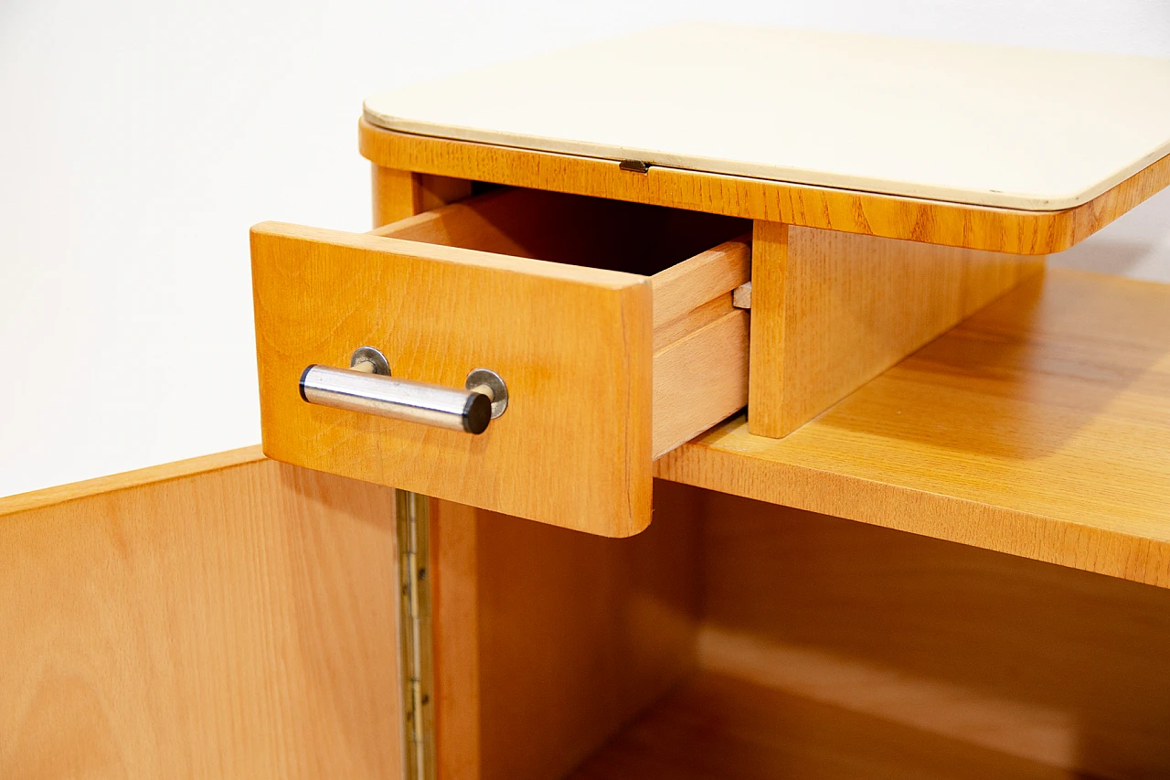 Pair of Bauhaus bedside tables by Jindřich Halabala, 1930s 15