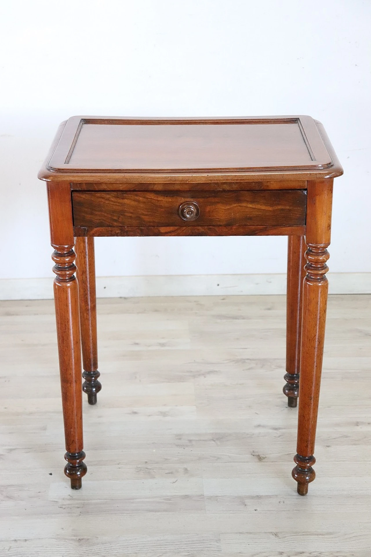 Louis Philippe solid walnut writing desk, mid-19th century 2