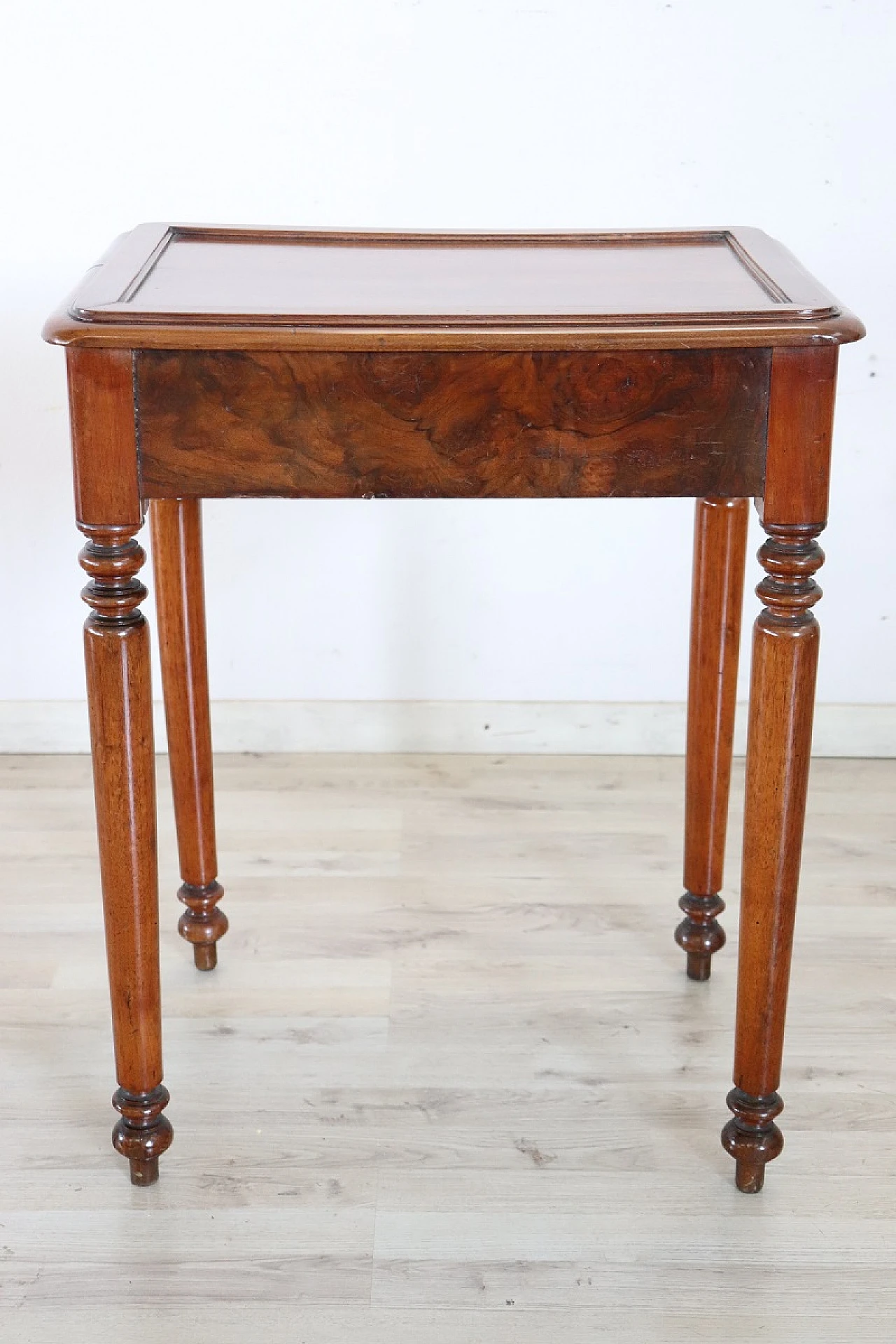 Louis Philippe solid walnut writing desk, mid-19th century 6