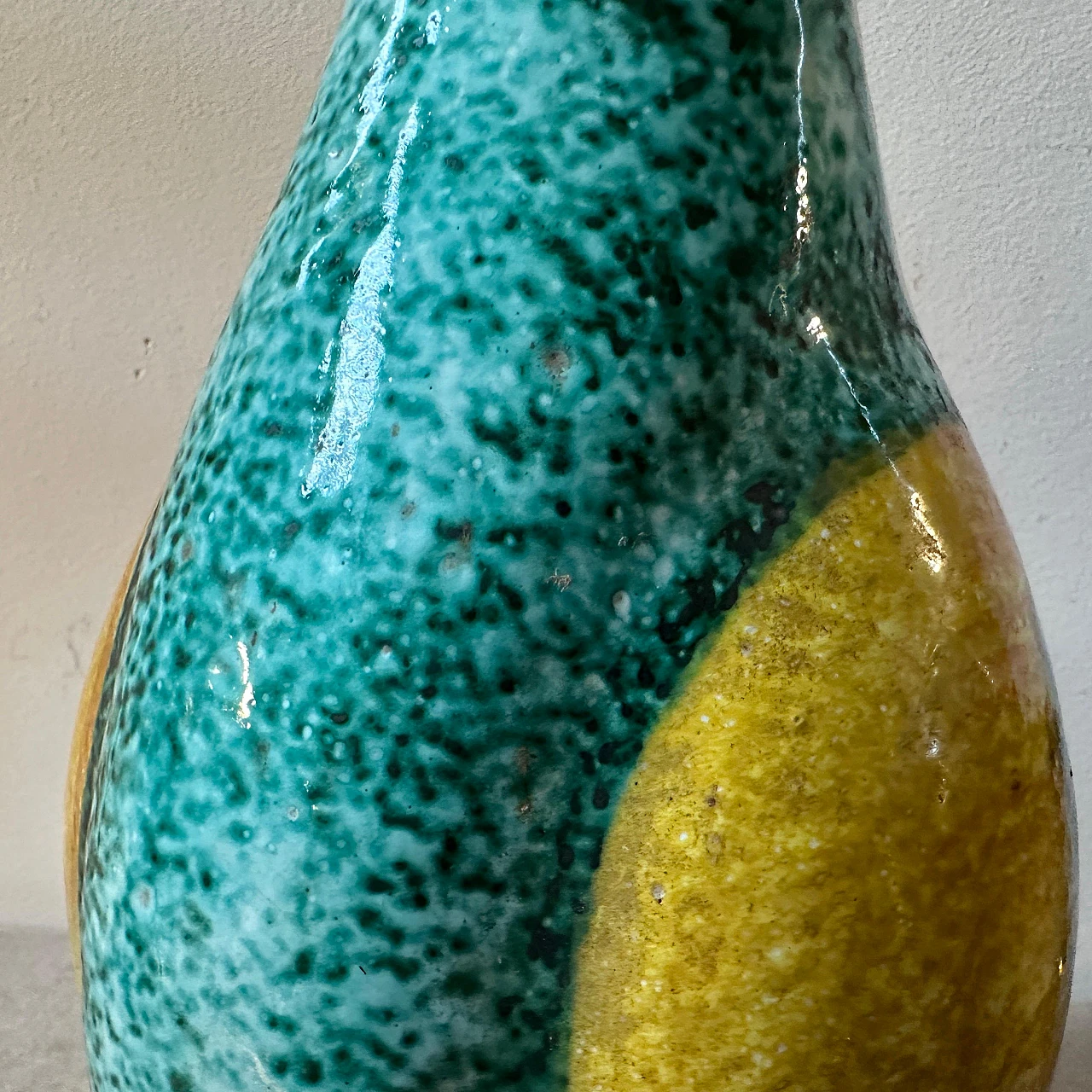 Pinguino polychrome Albisola ceramic vase, 1930s 6