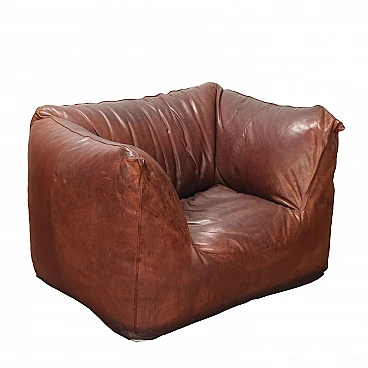 Le Bambole leather armchair by Mario Bellini for C&B Italia, 1970s