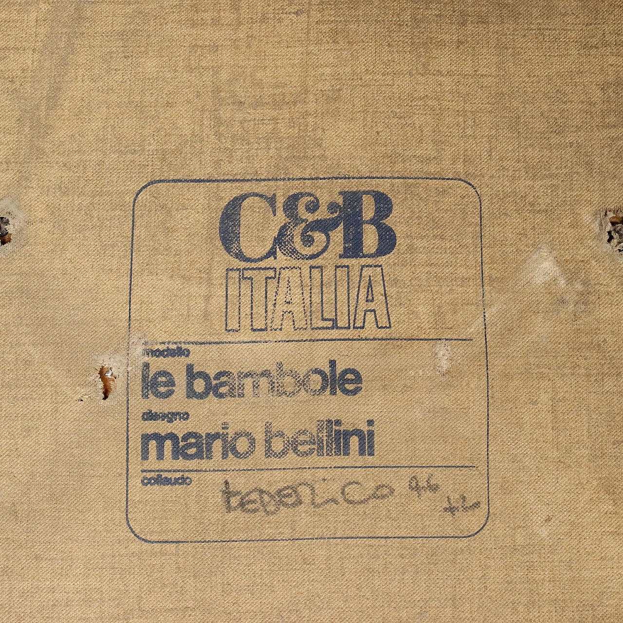Poltrona in pelle Le Bambole di Mario Bellini per C&B Italia, anni '70 7