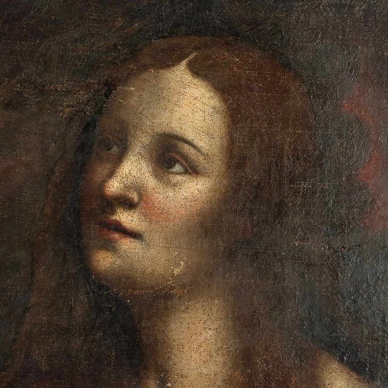 St. Catherine of Alexandria, oil on canvas, 17th century 3