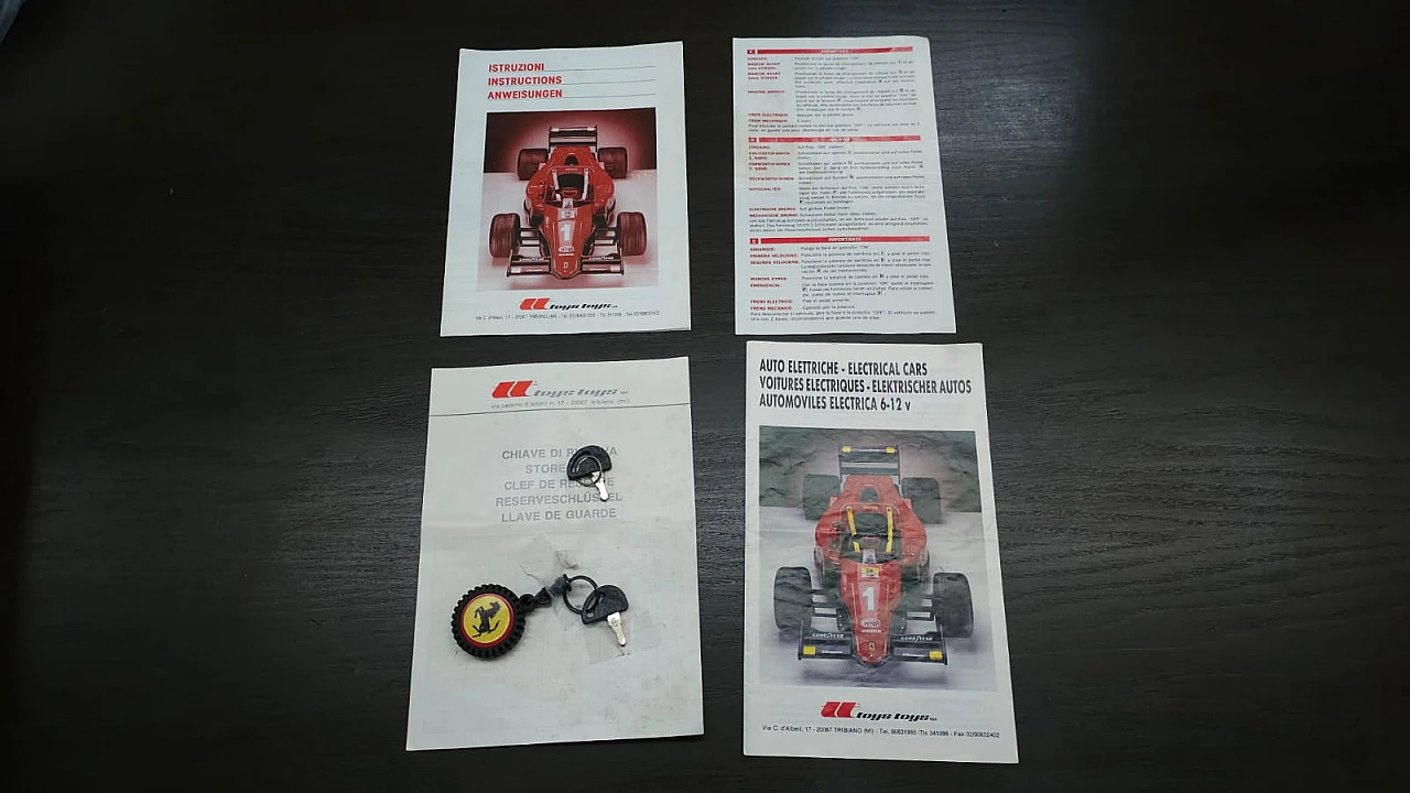 Auto elettrica F1 Ferrari di Toys Toys, anni '90 8