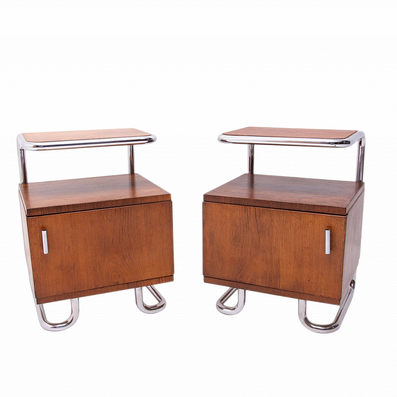 Coppia di comodini di Vichr & Spol per Kovona, anni '50 14
