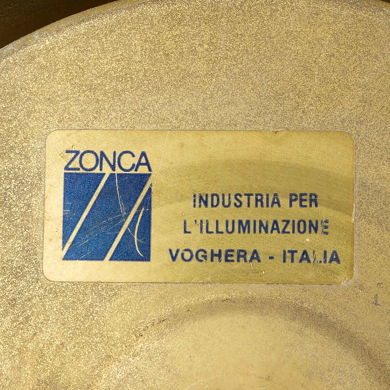 Coppia di lampade da tavolo in vetro e ottone di Zonca, anni '70 11